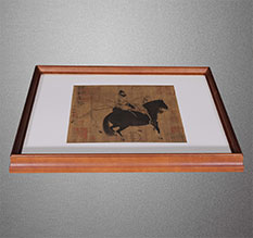 新晃书画装裱配框服务案例